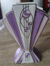 CLARICE CLIFF Style Fan Vase