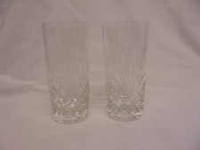 VINTAGE PAIR OF LEAD CRYSTAL