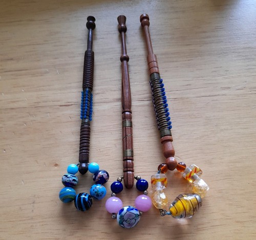 Wood lace bobbins all - bobbins.,