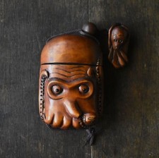 Antique Japanese Wooden Inro