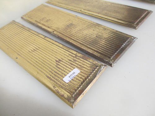 Antique brass finger plate - antique,