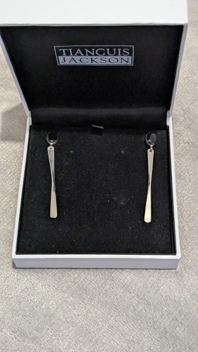 925 sterling silver drop - silver,