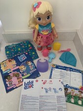 100% Complete Baby Alive Happy Hope Baby Grows Up Doll, Blonde Hasbro Dolly Hair