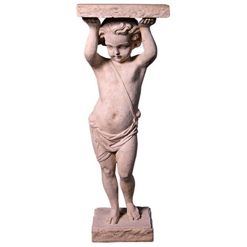 106cm cherub pedestal - cherub,