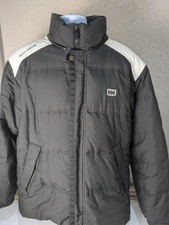 Vintage Helly Hansen Black Down Puffer Jacket XL NO HOOD RN 73983