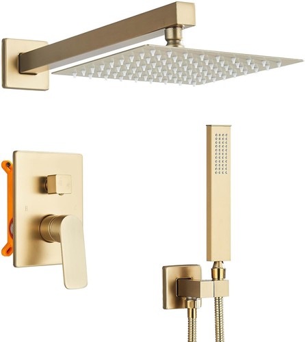 Concealed shower mixer - mixer, set