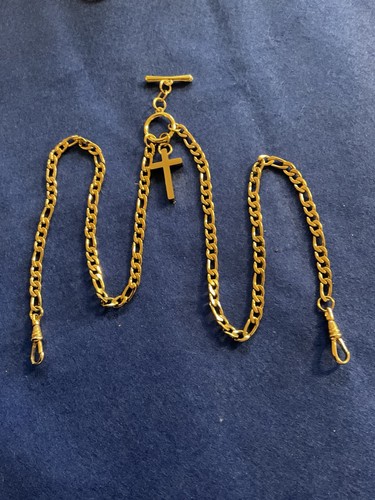 Gold plated double albert - double,