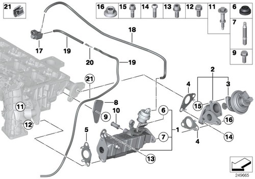 Mini genuine exhaust cooler - exhaust,