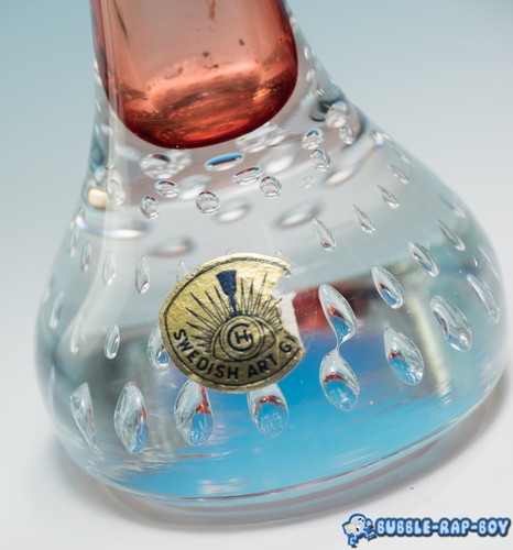 Swedish art glass bone - swedish,