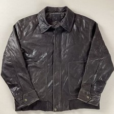 Vintage Cherokee Leather Flight Jacket Bomber Jacket Size L