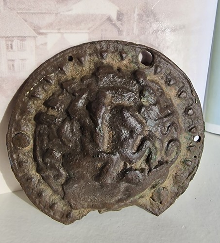 Ancient roman bronze horse - bronze,