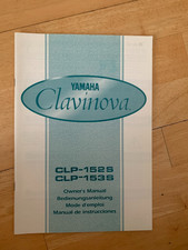 Yamaha Clavinova CLP-152S CLP-153-S Owner's Manual (1994)
