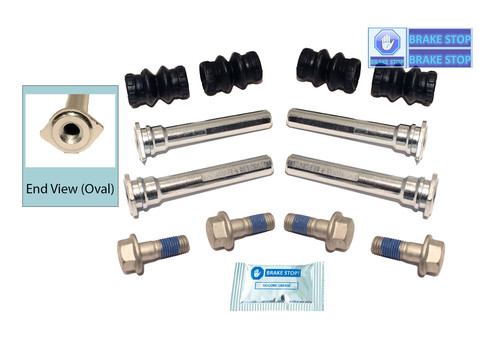 Rear brake caliper guide - 2x,