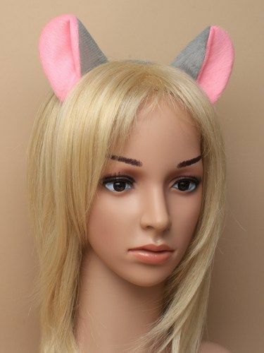 Grey mouse ears headband - ,