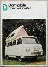 COMMER COASTER By DORMOBILE CARAVAN Sales Brochure 1969 #D.Com.69