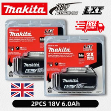 2x  Makita 6ah 18v Li-ion