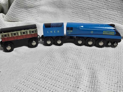 Brio wooden railway - railway, mallard