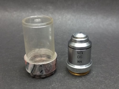 Soviet vintage microscope lens - vintage,