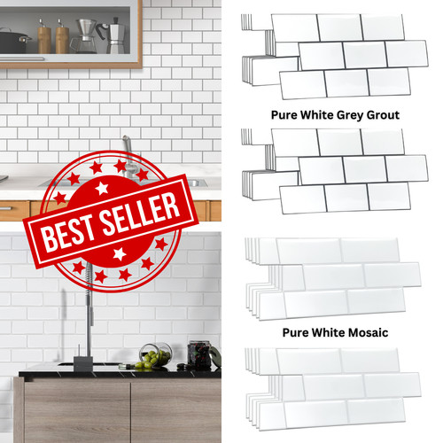 Tile stickers kitchen bathroom - stickers,