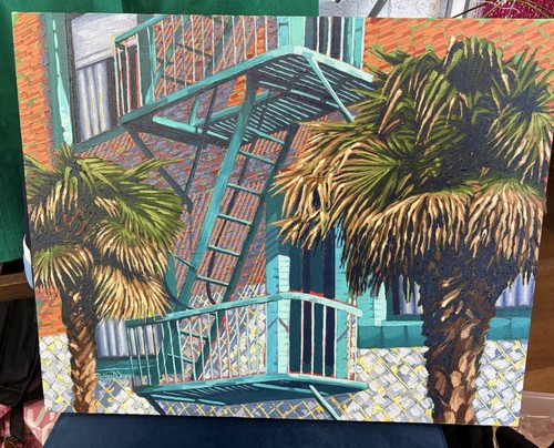 Signed painting pismo - signed,
