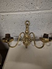 Pair Of Vintage Ornate Brass