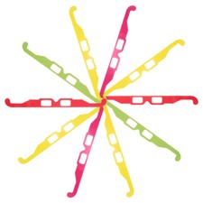  20 Pcs Cardboard Diffraction Glasses Light Festival Kaleidoscope Lens