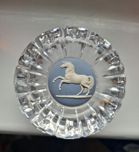 Vintage crystal paperweight - vintage,
