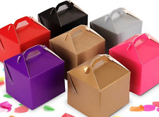 Individual - Single CUPCAKE  boxes 80 x 80mm  ** GRAB A BARGAN **  4 Colours