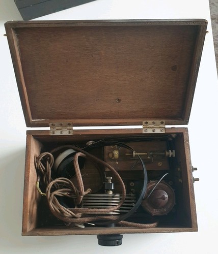 Antique crystal radio - , set