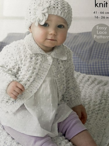 Baby easy lace cardigan hat - lace, cardigan,