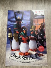 Alan Dart Knitting Pattern Deck The Halls Carolling Penguins
