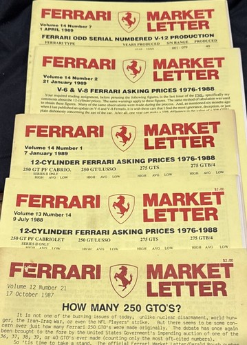 1987 1989 ferrari - ferrari, market