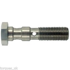 3/8" x 24 UNF Stainless Steel Double Banjo Bolt 31mm