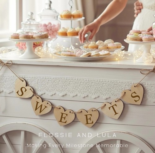 Wooden engraved wedding sweet - engraved,