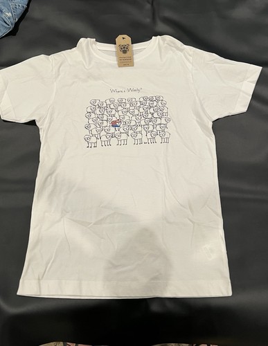 Kids white where wally tee - kids, where's
