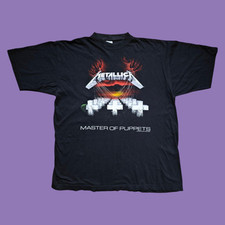 Metallica Master Of Puppets 1994 Vintage T Shirt Size XL 90s BG tag