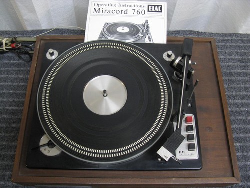 Elac miracord 760 turntable - miracord,