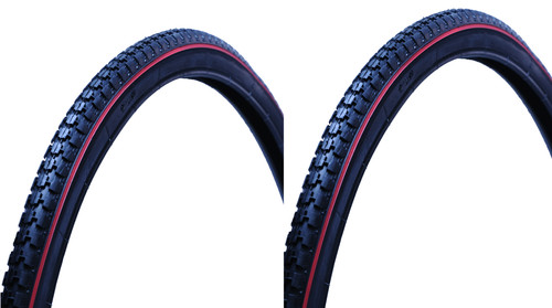 Bike tyres 1 2 red - 28", x