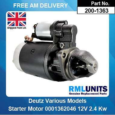 Starter motor for deutz khd - starter,