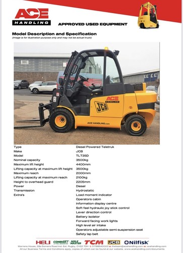 Jcb tlt35d 3500kg - tlt35d,