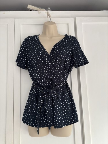 Bravissimo navy polka dot wrap - navy,