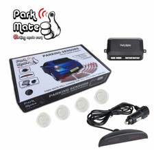 Peugeot 406 Park Mate PM225 Met White Rear Parking Sensors Wireless LED Display