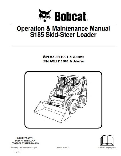 Bobcat s185 skid steer - skid,