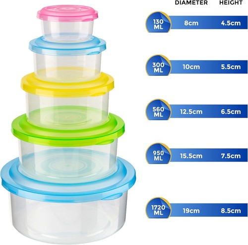 Round food storage - food,