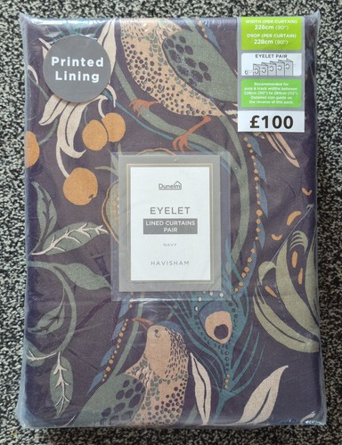 Dunelm eyelet lined - eyelet, curtains