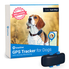 Tractive DOG 4 GPS Dog Collar | Refurbished | Blue | Trusted by Ben Fogle
