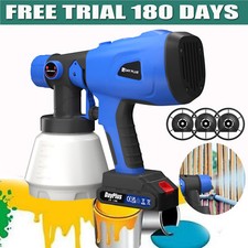 Electric Cordless Spray Gun Paint Sprayer Machine Paint Sprayer Gun + Li Battery