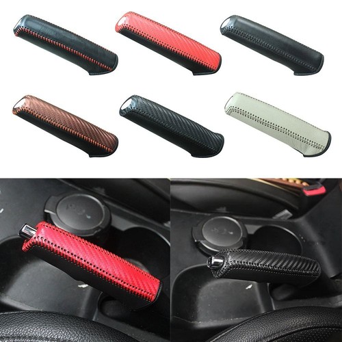 Leather car handbrake cover - pu,