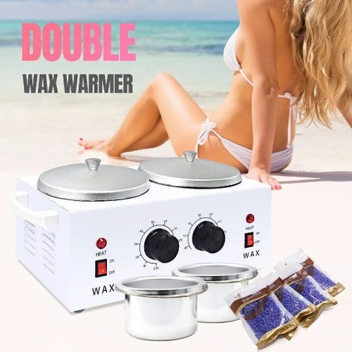 Professional double pot wax - double,
