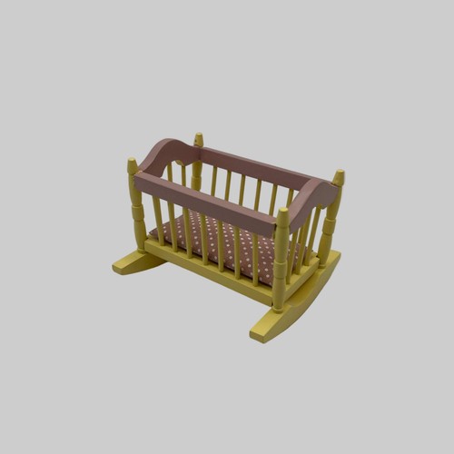 Dolls house pink and cream - pink,